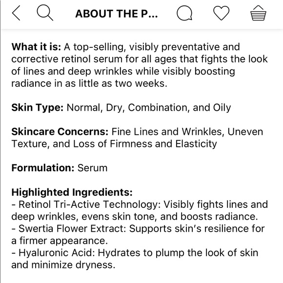 BRAND NEW Murad Retinol Youth Renewal Serum 5ml / 0.17 fl oz Sample - Picture 6 of 7